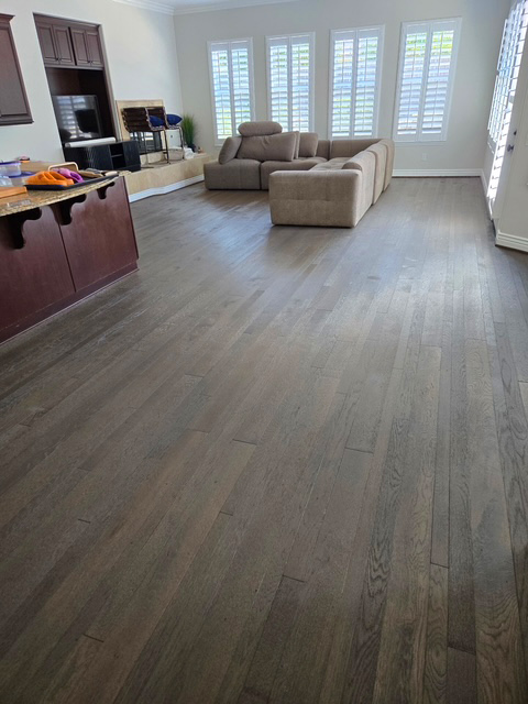 Restored hardwood floor in Solvang, CA